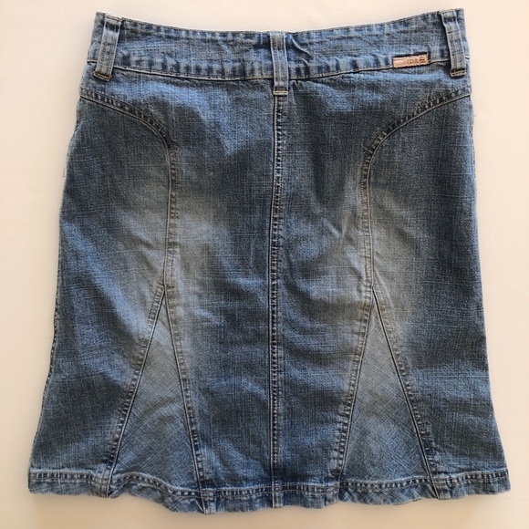Denim Jeans Skirt by Split Juniors sz 5 - Picture 2 of 6